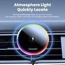 Toocki 15W Car Fast Wirless Charger