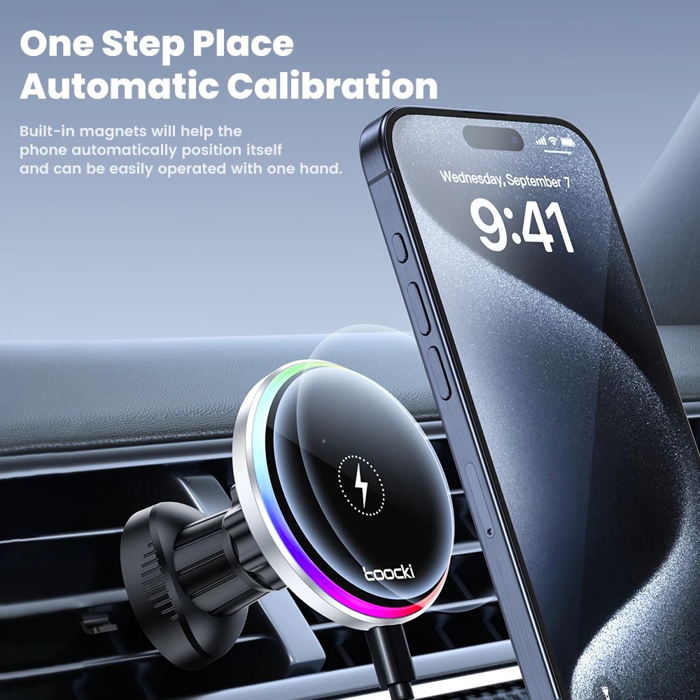 Toocki 15W Car Fast Wirless Charger