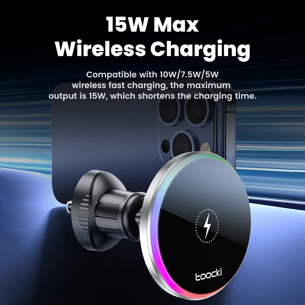 Toocki 15W Car Fast Wirless Charger