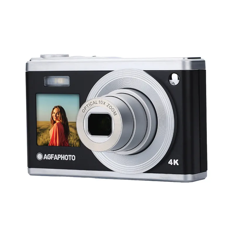 AgfaPhoto Realishot DC9200 BK-24MP Compact Camera,4K Video,10xOptical Zoom Black (3).webp