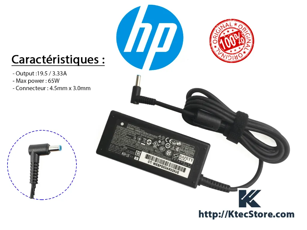 [417] Chargeur Coputer Hp