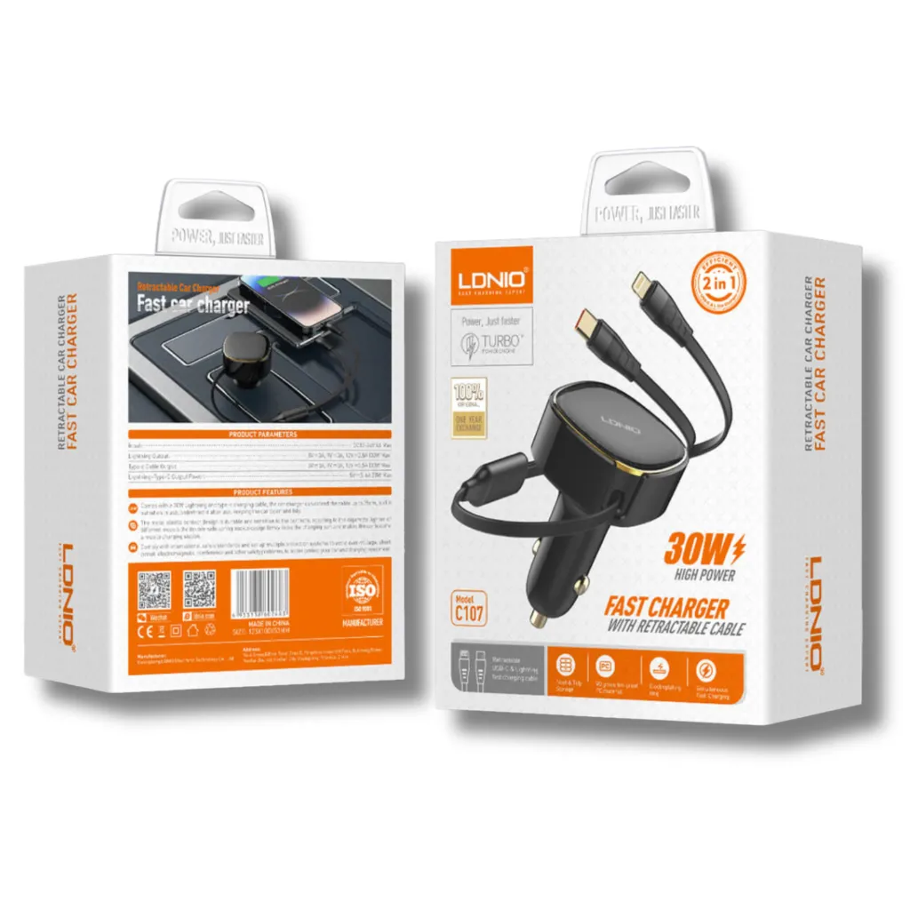 Ldnio Car Chargeur 30W C107