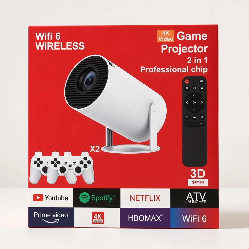 Game Projector 2in1 With Gamepad
