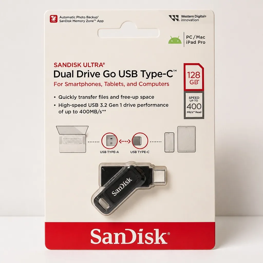 Sandisk Dual Drive C 128 400MB/s