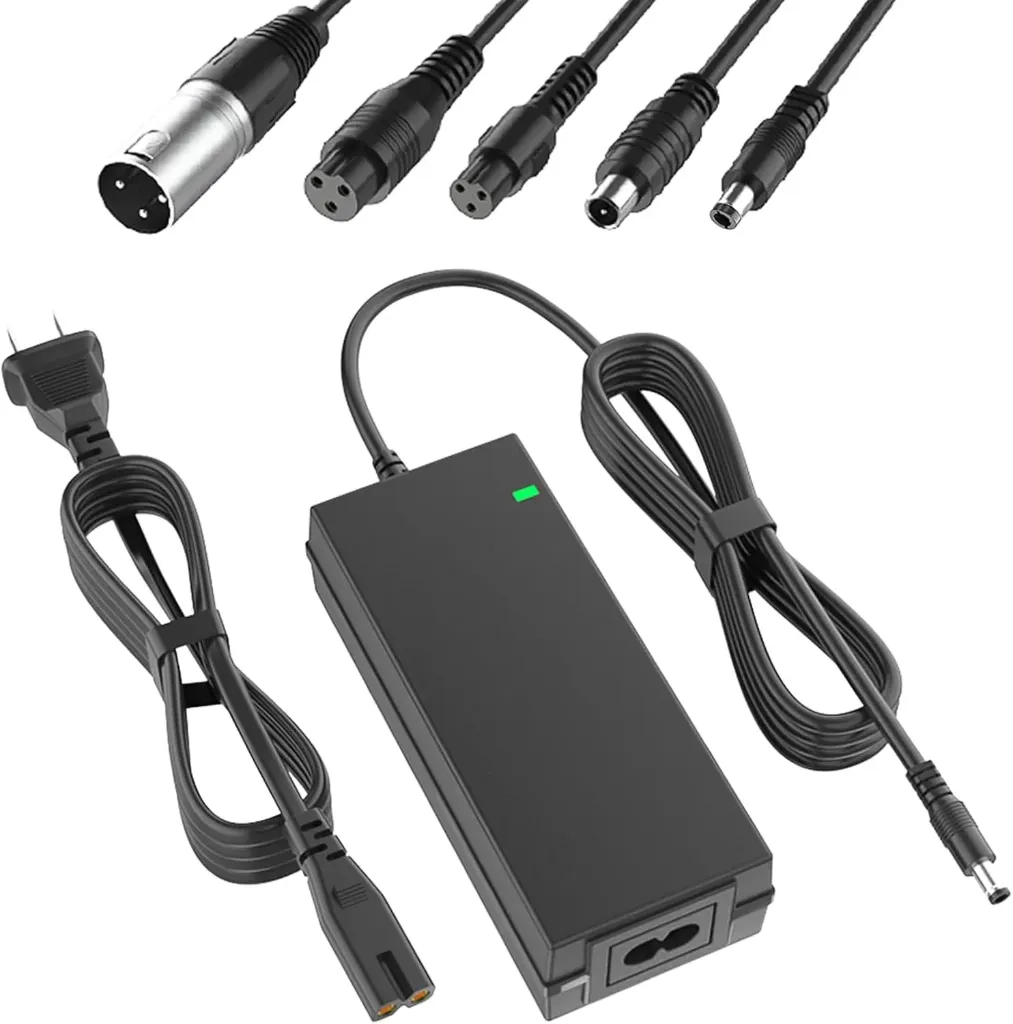 [249] 42V 2A Scooter Charger with 6 in 1 Plugs for 36V Pocket Mod, Sports