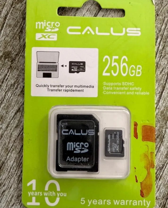 [598] Sd Card Memoirie Calus 256GB