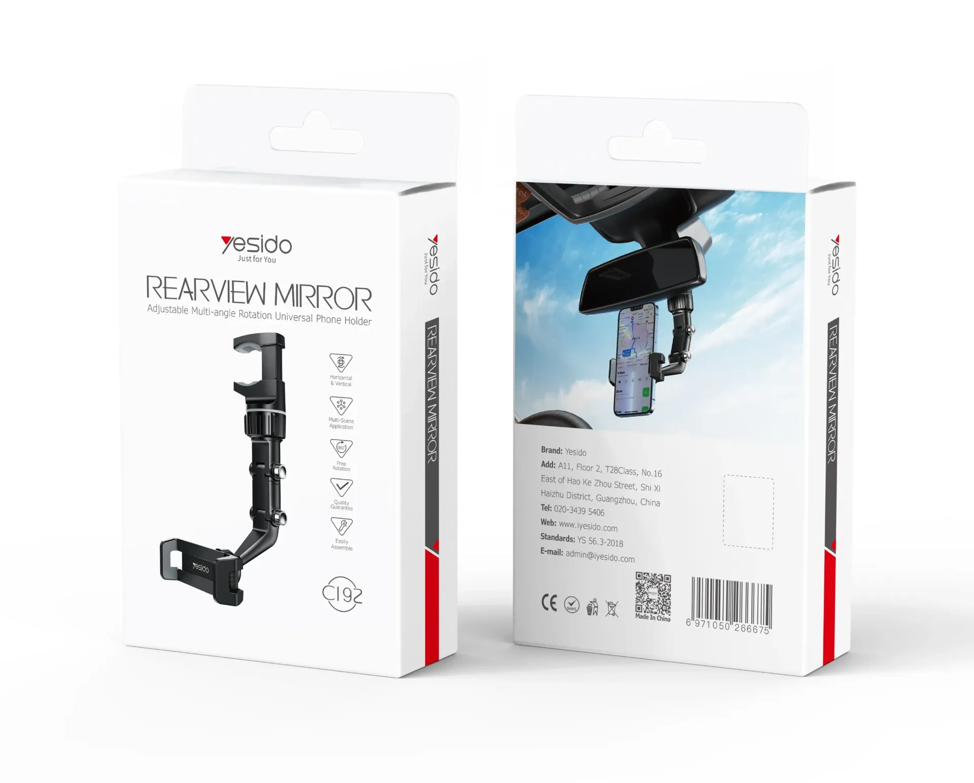 Yesido Rearview Mirror