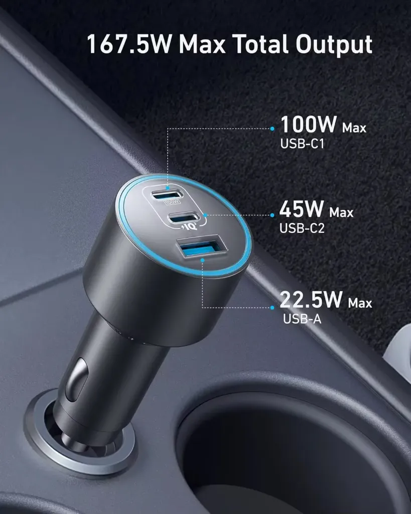 [1170] Anker Chargeur Car 167W