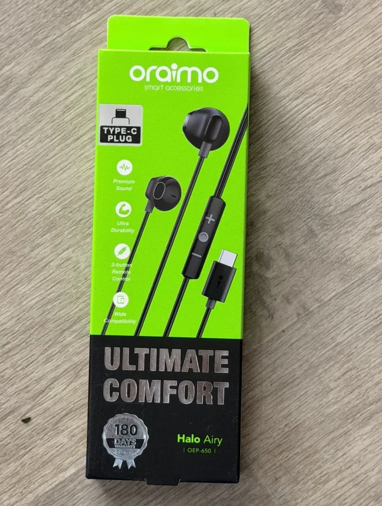 [1187] Oraimo Ecouteur type C
