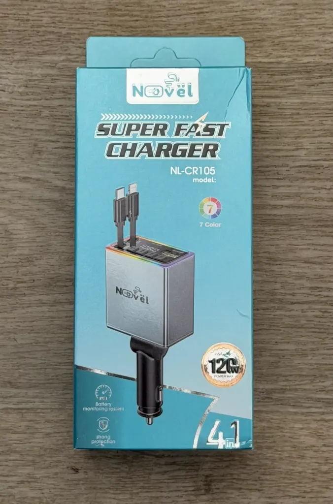 [1189] Chargeur Car 120W Novel NL CR105