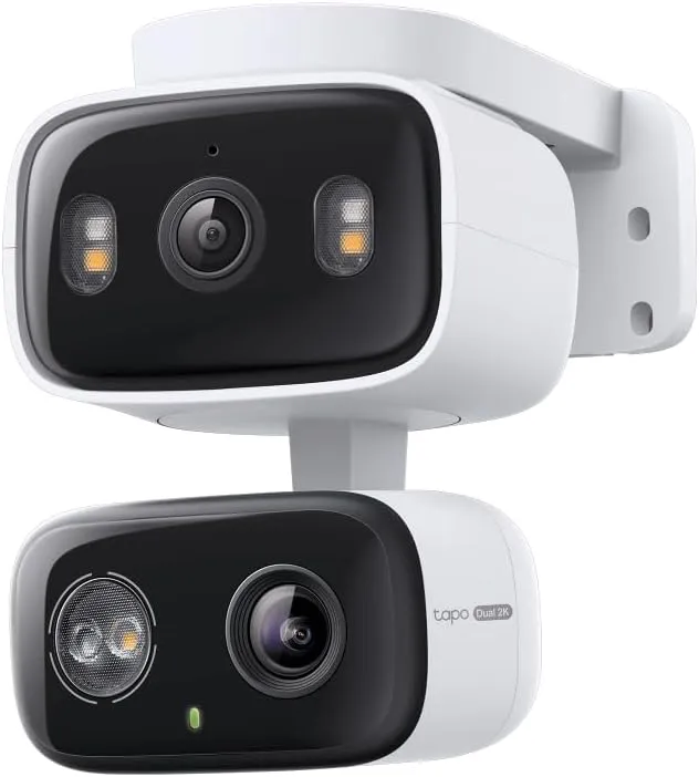 [1228] Tapo 2K 3MP Indoor/Outdoor Dual Lens Pan/Tilt Security C246D