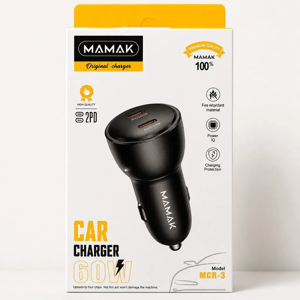 Mamax Chargeur Car 60W mcr3